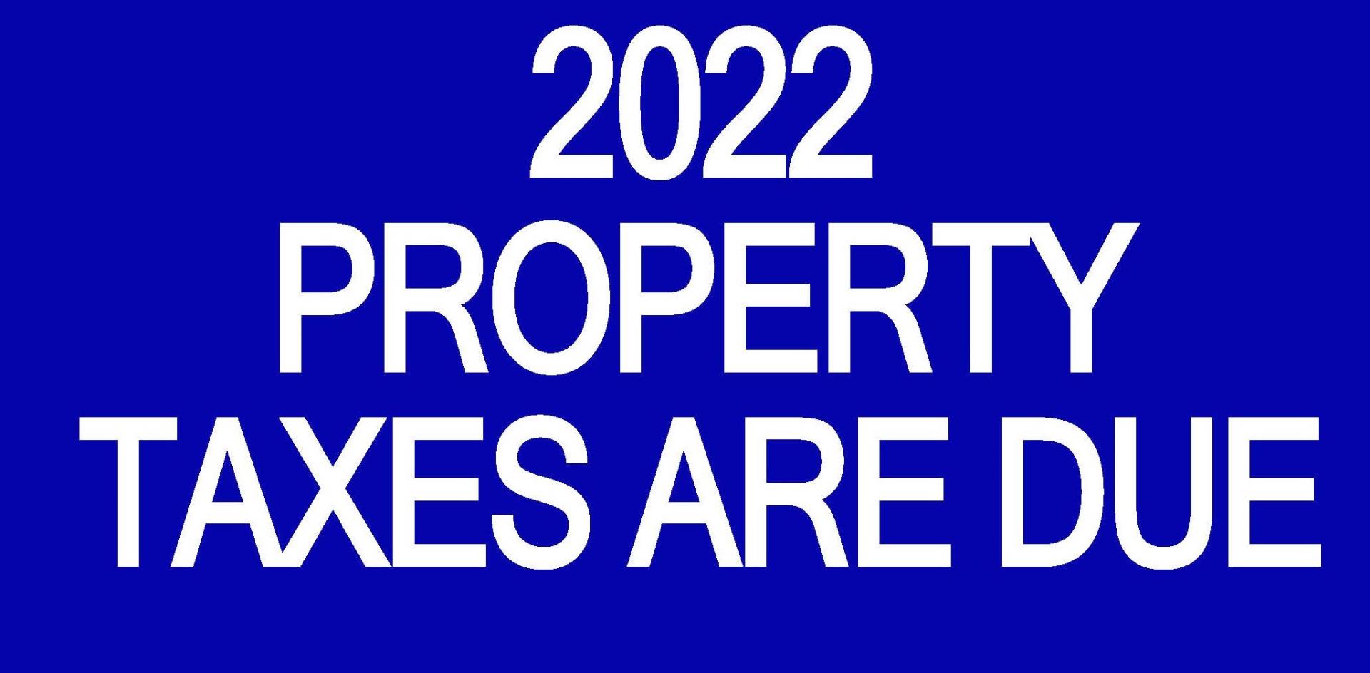 Property Taxes Banner