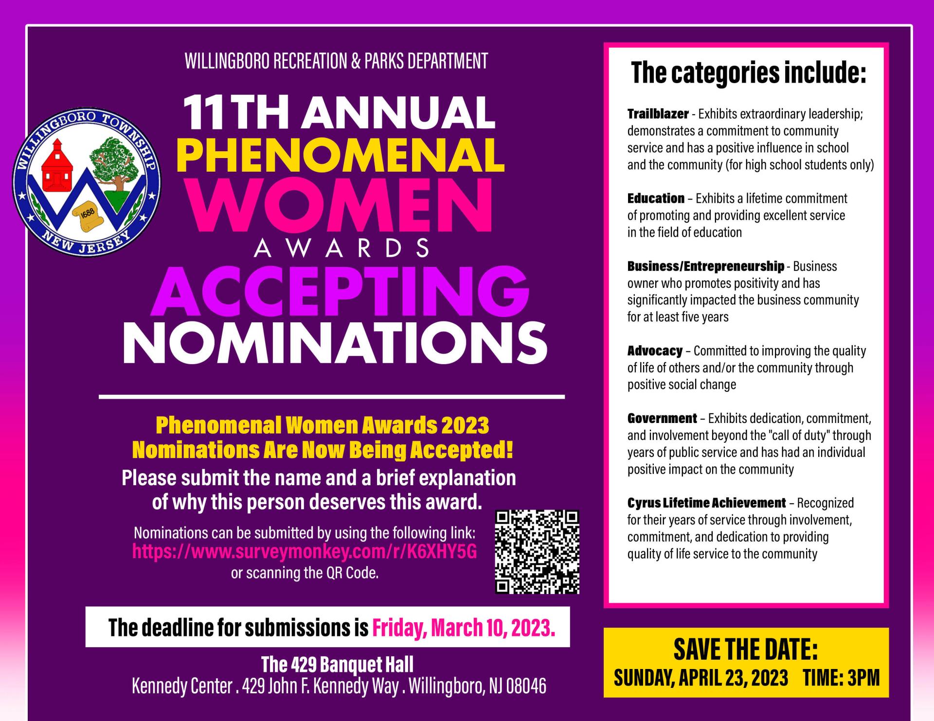 Phenomenal Awards Nominations - Final Draft