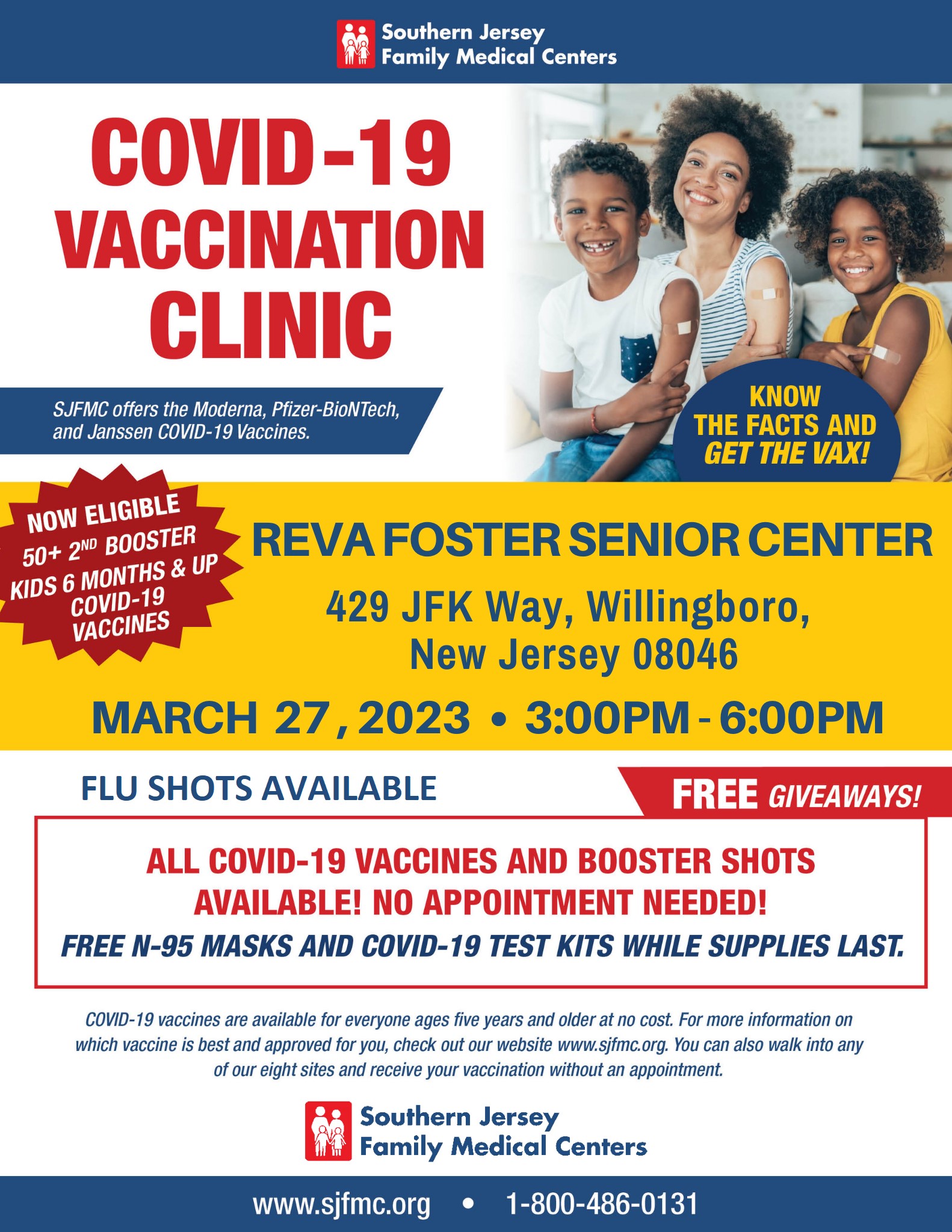 March 27 Vaccination Clinic