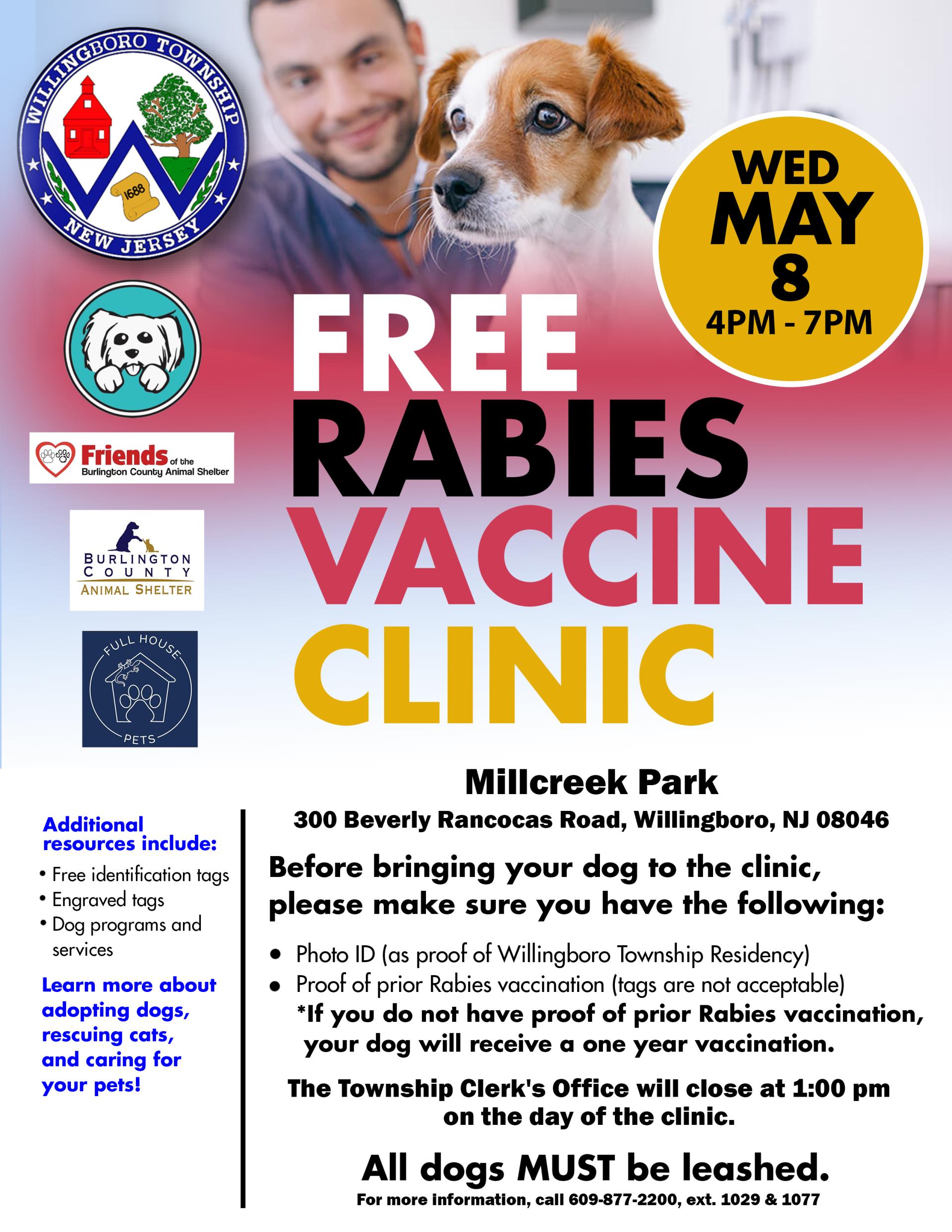 Rabies Vaccine Clinic UPDATED APRIL 22