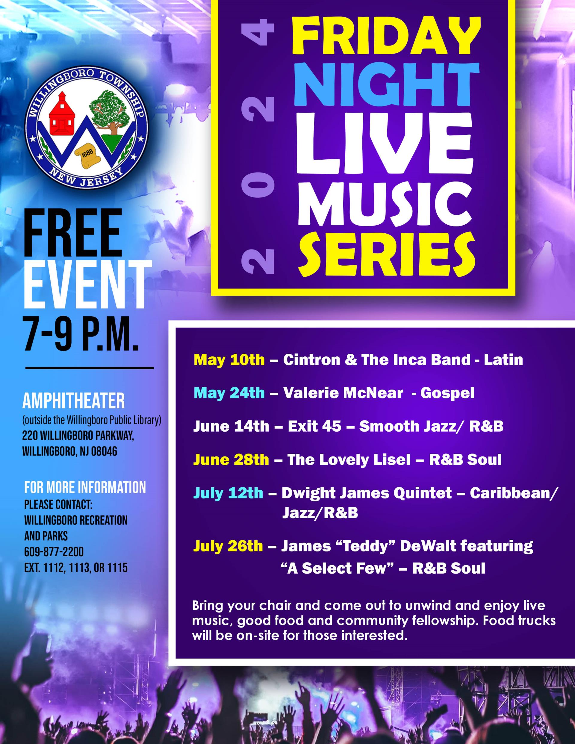 FRIDAY LIVE MUSIC -April 23, 2024