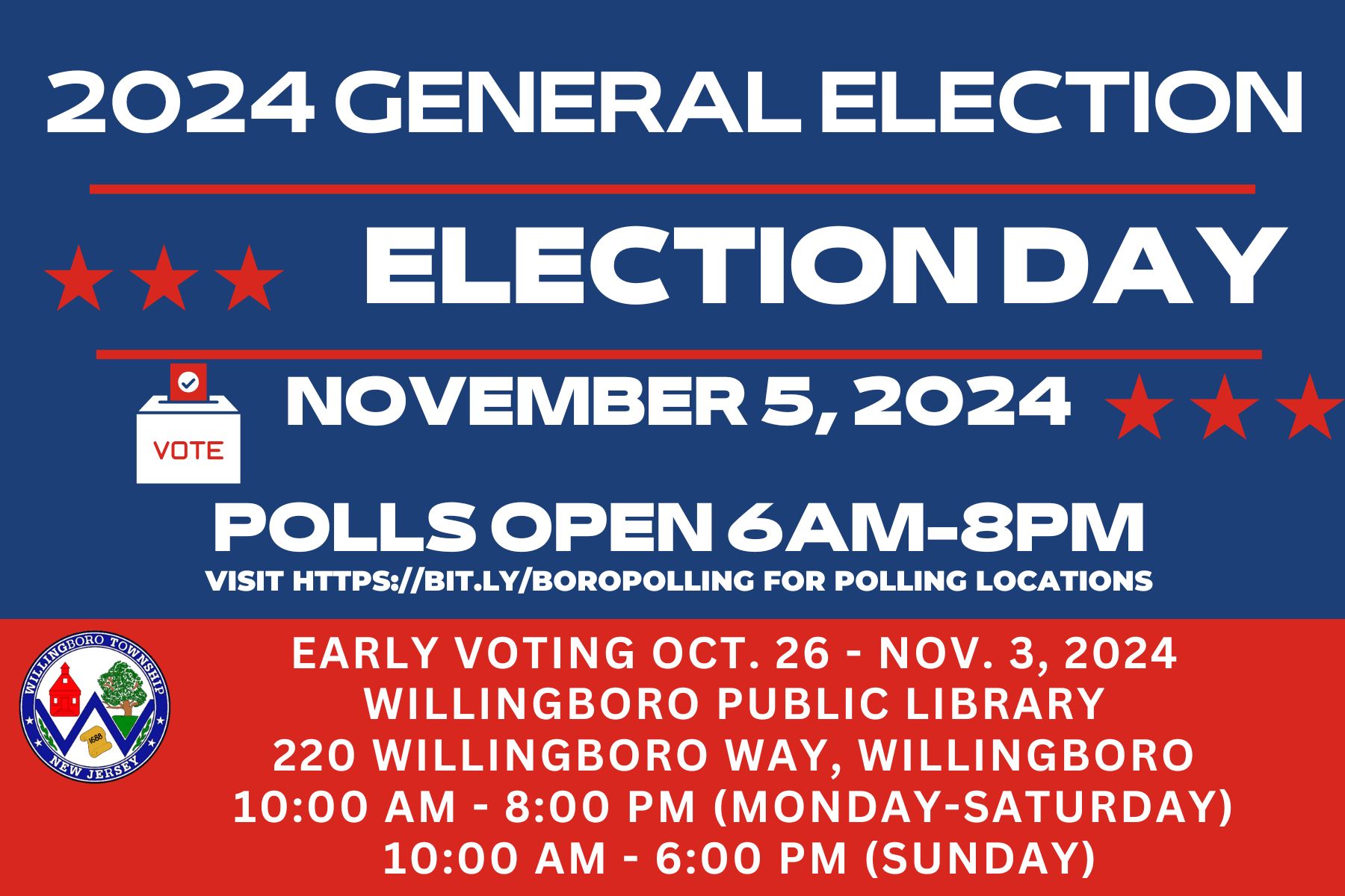 Election Day Updated Notice